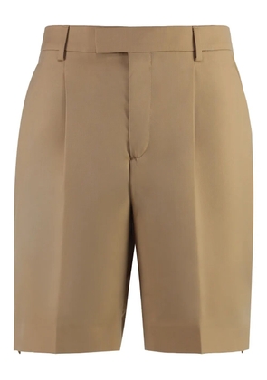 VETEMENTS virgin wool bermuda shorts - Neutrals
