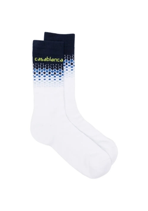 Casablanca striped socks - White