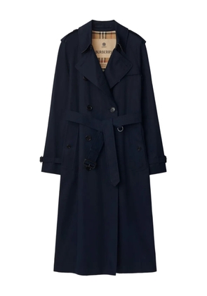 Burberry Waterloo double-breasted trench coat - Blue