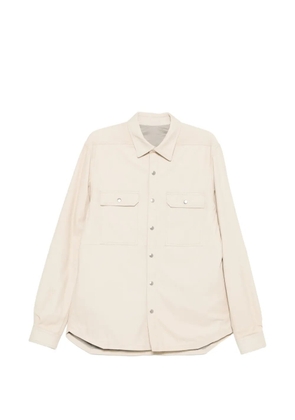 Rick Owens buttoned shirt jacket - Neutrals