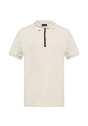 Moncler half-zip polo shirt - Neutrals