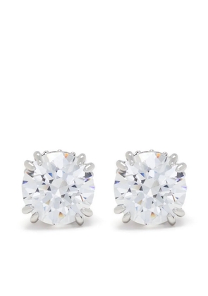 Swarovski Stilla stud earrings - White