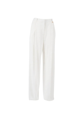 Elisabetta Franchi pleated trousers - White