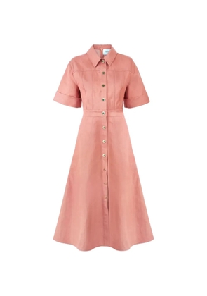 Carolina Herrera button-front midi dress - Orange