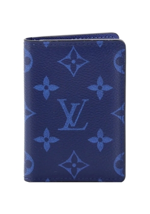 Louis Vuitton Pre-Owned Pocket Organizer Monogram Taigarama small wallets - Blue