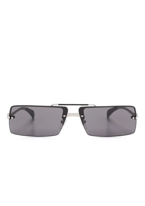 Ferragamo Eyewear rectangle-frame sunglasses - Silver