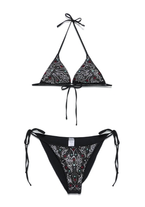VENUJA crystal-embellished bikini - Black