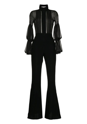 Saiid Kobeisy draped-sleeve jumpsuit - Black