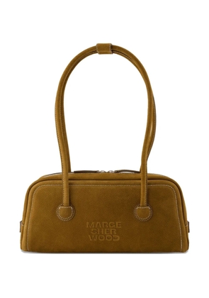Marge Sherwood top-handle calfskin shoulder bag - Brown