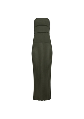 Christopher Esber strapless dress - Green