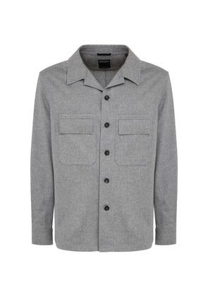 Zegna pocket shirt jacket - Grey