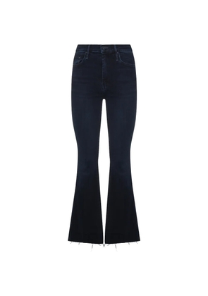 MOTHER frayed-detail jeans - Blue