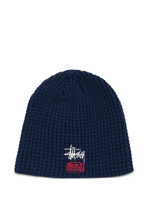 Stüssy Waffle Built Tough Skullcap beanie hat - Blue