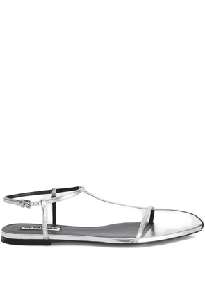 Jil Sander leather sandals - Silver