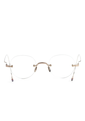 Thom Browne Eyewear round-frame glasses - Gold