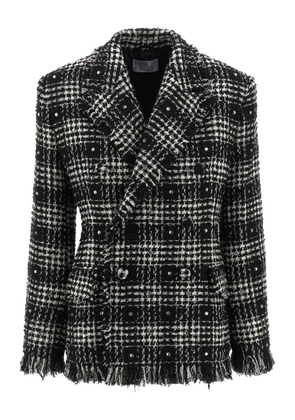 Giuseppe Di Morabito rhinestone-embellished tweed blazer - Black