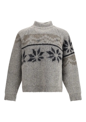Magliano Norwegian Drunk mock-neck sweater - Grey