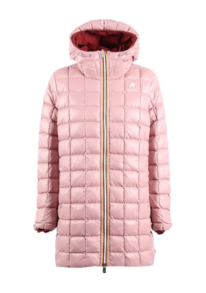 K-Way Sophie hooded reversible parka - Pink