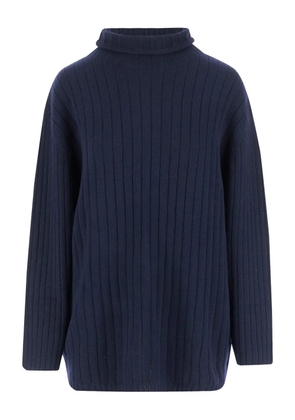 ASPESI ribbed turtleneck sweater - Blue