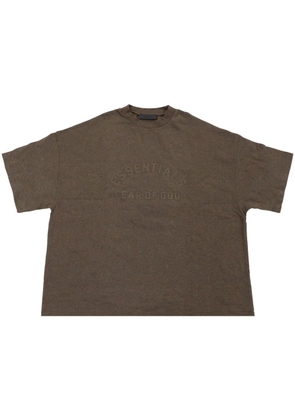 FEAR OF GOD ESSENTIALS logo-print cotton T-shirt - Brown