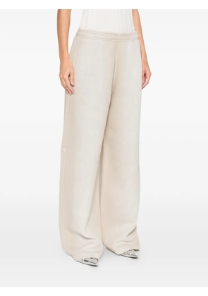 Alexander Wang logo-print track pants - Neutrals