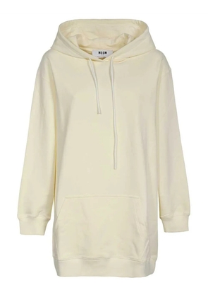 MSGM cotton hoodie - White