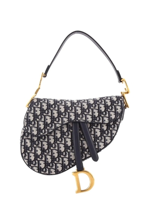 Christian Dior Pre-Owned Saddle Handbag Oblique Canvas Medium shoulder bag - Blue