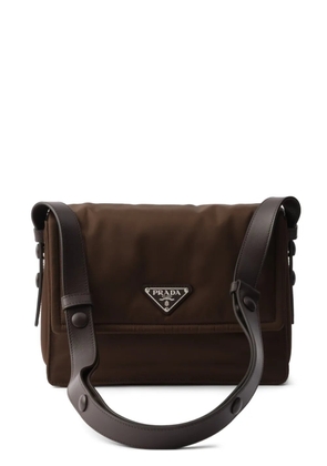 Prada small Traveller padded shoulder bag - Brown
