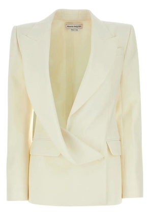 Alexander McQueen wool blazer - White