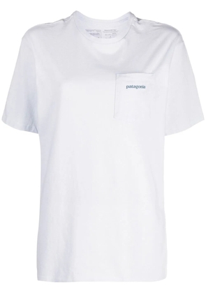 Patagonia patch-pocket perfomance T-shirt - Blue