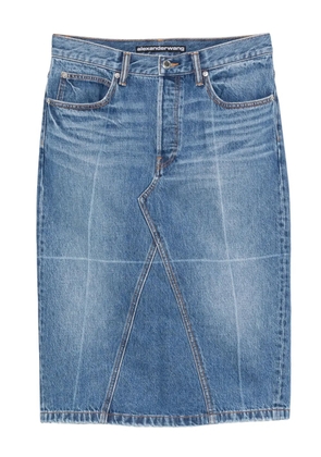 Alexander Wang denim midi skirt - Blue