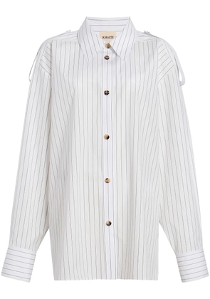 KHAITE The Tamal shirt - White
