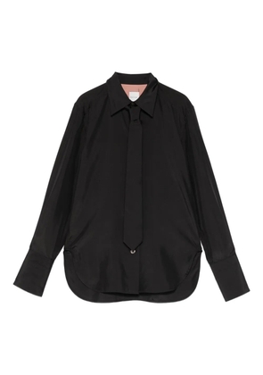 Paul Smith Tie-detail shirt - Black
