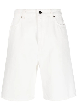 LouLou de Saison straight-leg denim shorts - White