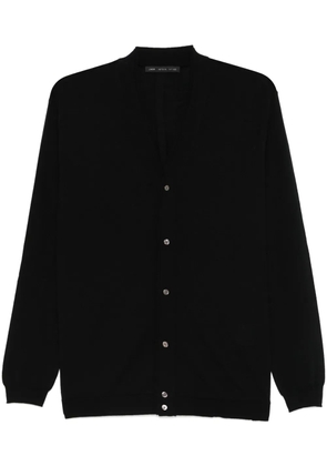 Low Brand merino wool cardigan - Black