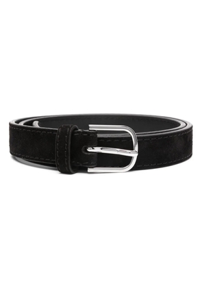 TOTEME suede buckle belt - Brown