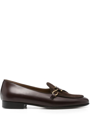 Edhen Milano hook-detailed loafers - Brown