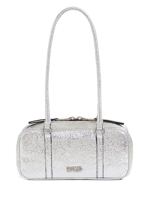 Essentiel Antwerp small metallic-effect shoulder bag - Grey