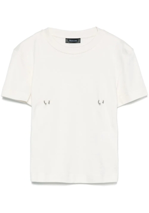 Mugler piercing T-shirt - White
