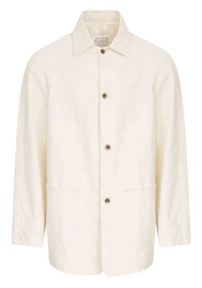 Maison Margiela cotton shirt jacket - Neutrals
