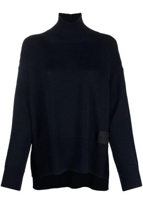 DONDUP roll-neck knitted jumper - Blue