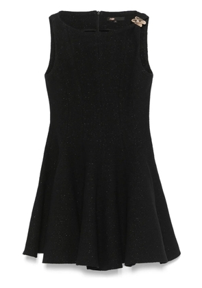 Maje flared mini dress - Black