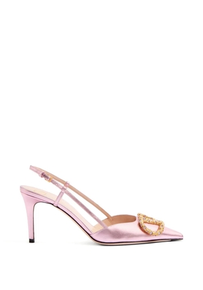 Valentino Garavani VLogo Signature slingback pumps - Pink