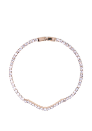Maje crystal-embellished tennis bracelet - Gold