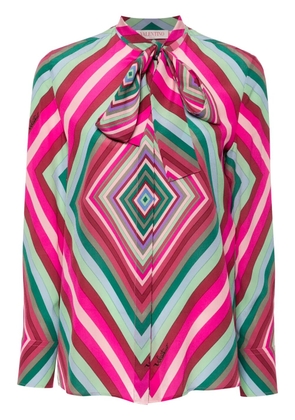 Valentino Garavani crepe silk blouse - Pink