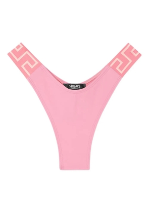 Versace Greca-print bikini bottom - Pink