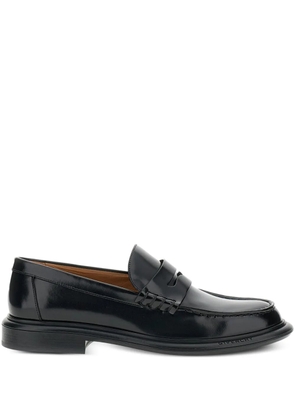 Givenchy brushed-leather loafers - Black