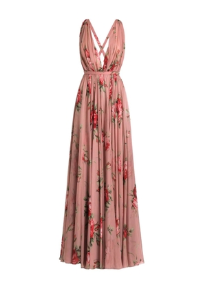 Dolce & Gabbana floral print dress - Pink