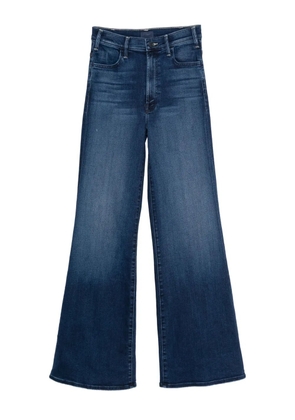 MOTHER The Hustler Roller Sneak wash-effect jeans - Blue