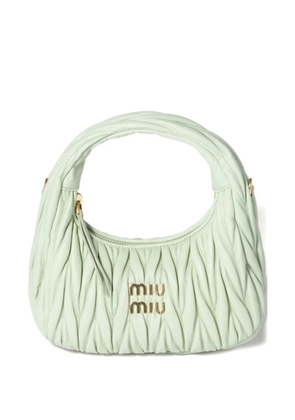 Miu Miu Wander leather shoulder bag - Green